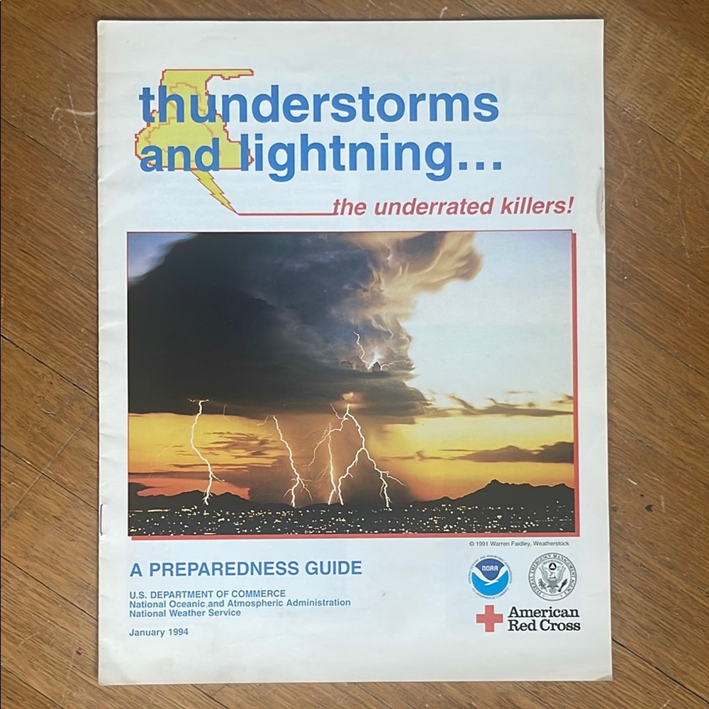 1994 Thunderstorms and Lightning Preparedness Guide